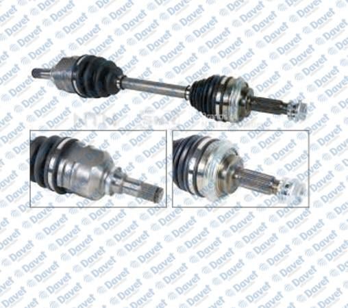 TO-8001 Komple Aks Sol On Uzunluk 599,5mm Toyota Corolla (_E10_) 1.6i 1992-1997 / Corolla (_E11_) 1.6i 16v 1997-2002